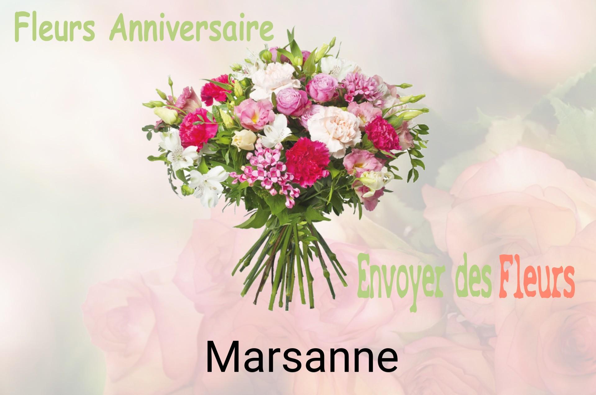 Bouquet de fleurs d’anniversaire livré à Marsanne