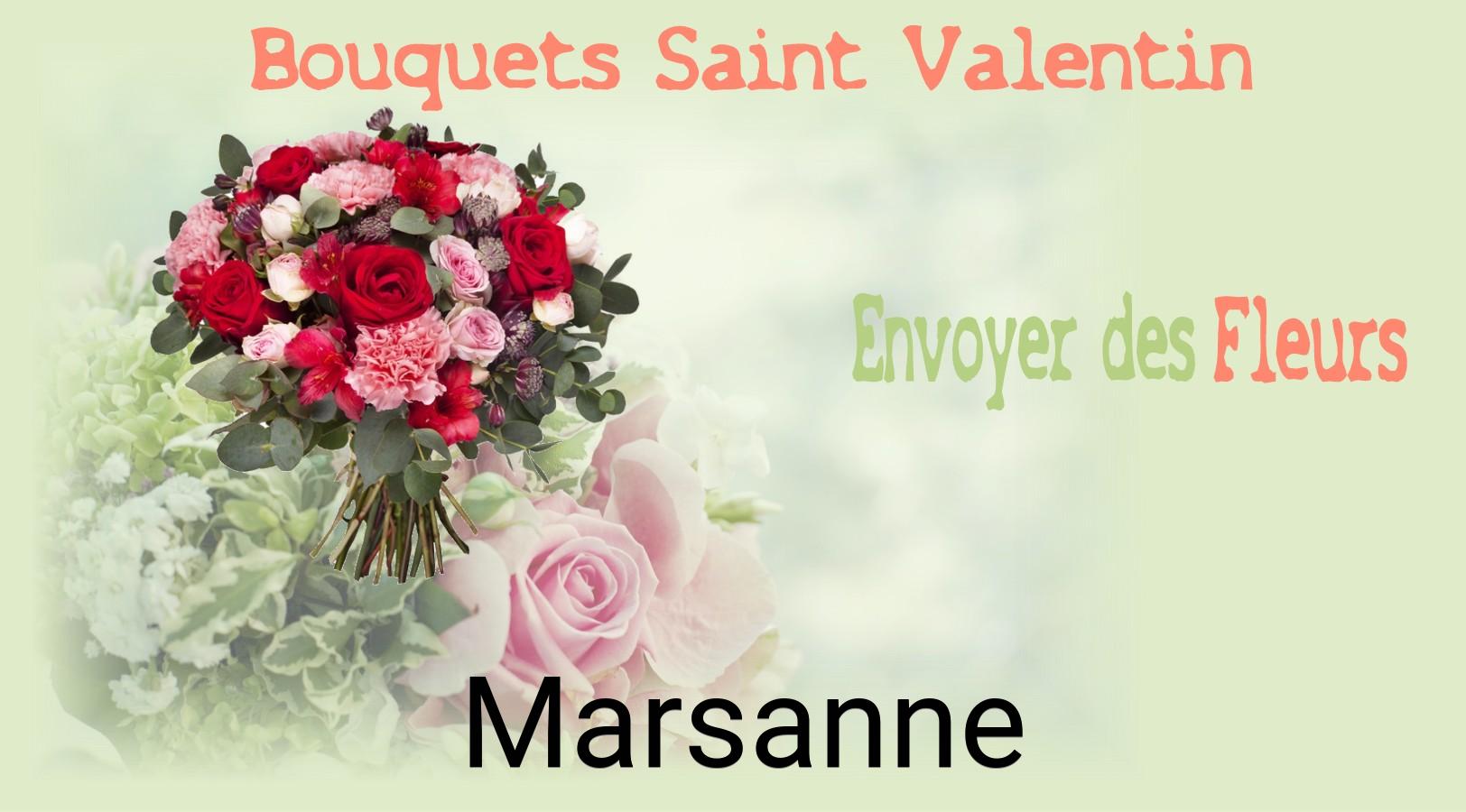 Roses de Saint-Valentin livrées à Marsanne